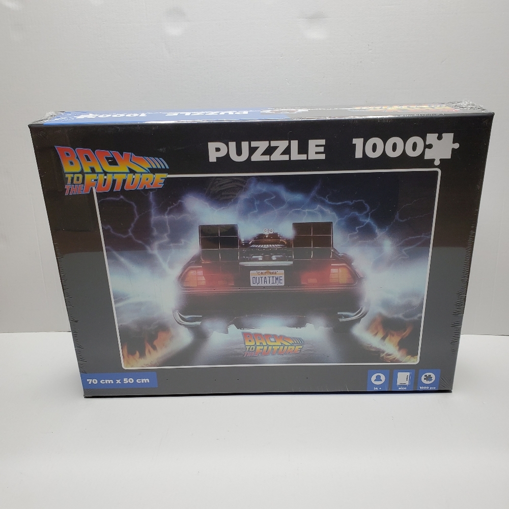 Back To The Future McFly DeLorean Car 1000 Piece Classic SD Toys Puzzle NEW